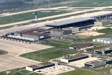 Anflug auf Berlin