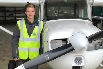 Philipp fliegt solo