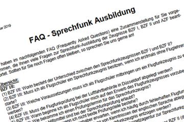 FAQ Sprechfunk