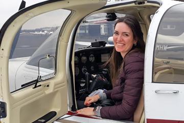 Neue Pilotin: Janine