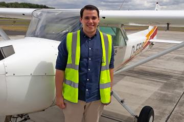 Jan fliegt solo
