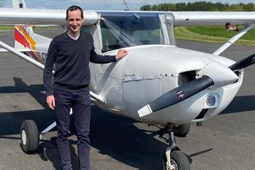 Kevin fliegt solo