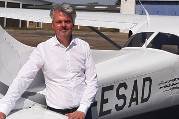 Steffen fliegt solo