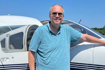 Thilo fliegt solo