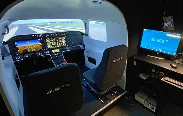 Selber fliegen im ALSIM-Simulator